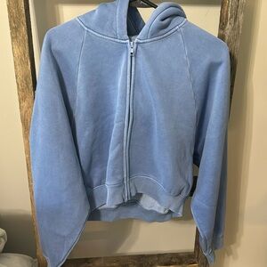 NWT Abercrombie & Fitch shrunken Sunday Hooded Full-Zip!